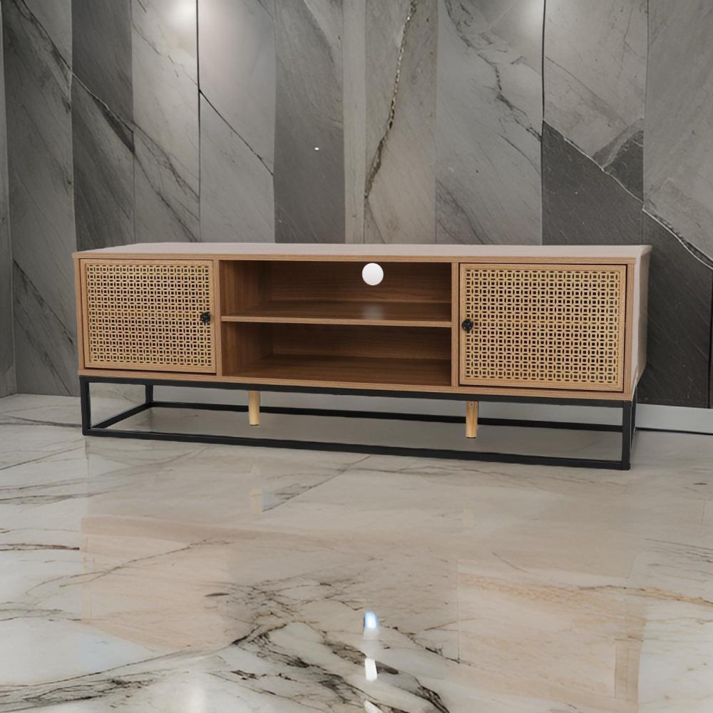 طاولة بلازما راتان مقاس 140 سم