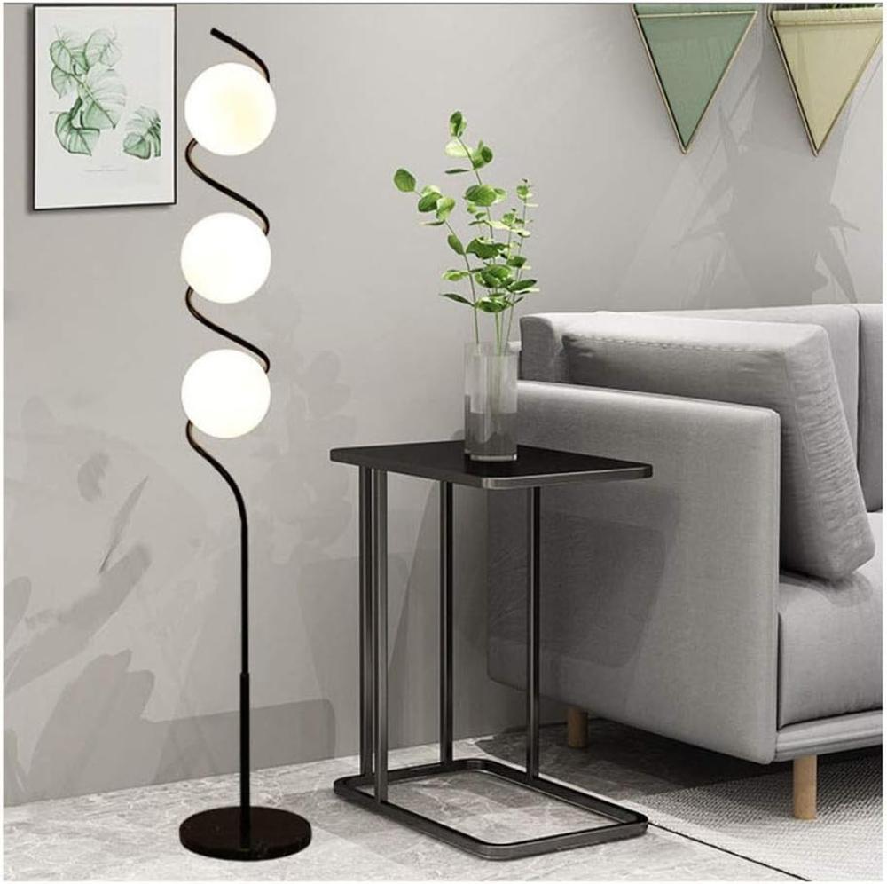 أباجورة بتصميم هندسي راقي لون أسود