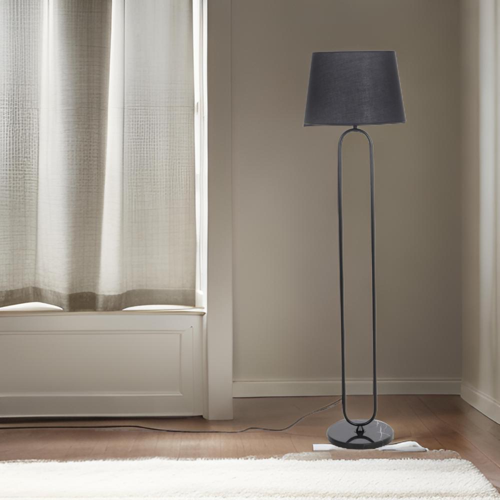 أباجورة أرضية رائعة لغرفة النوم لون اسود