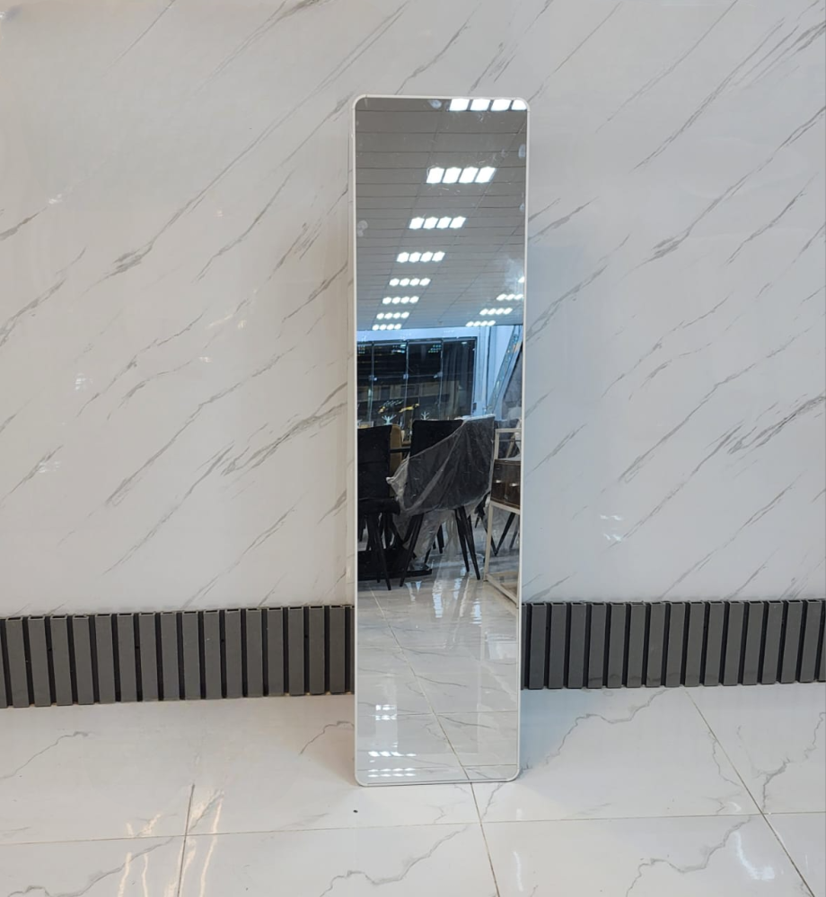 مرايا ستاند إطار أبيض مقاس 150 سم