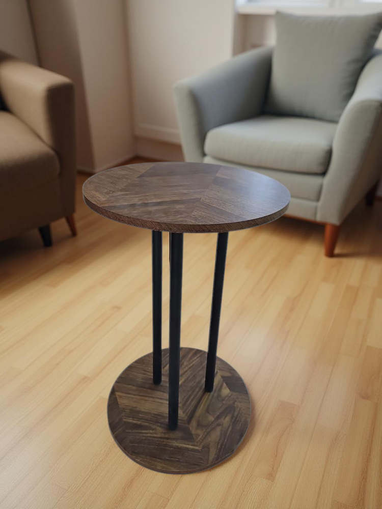 طاولة قهوة رائعة لون خشبي عتيق