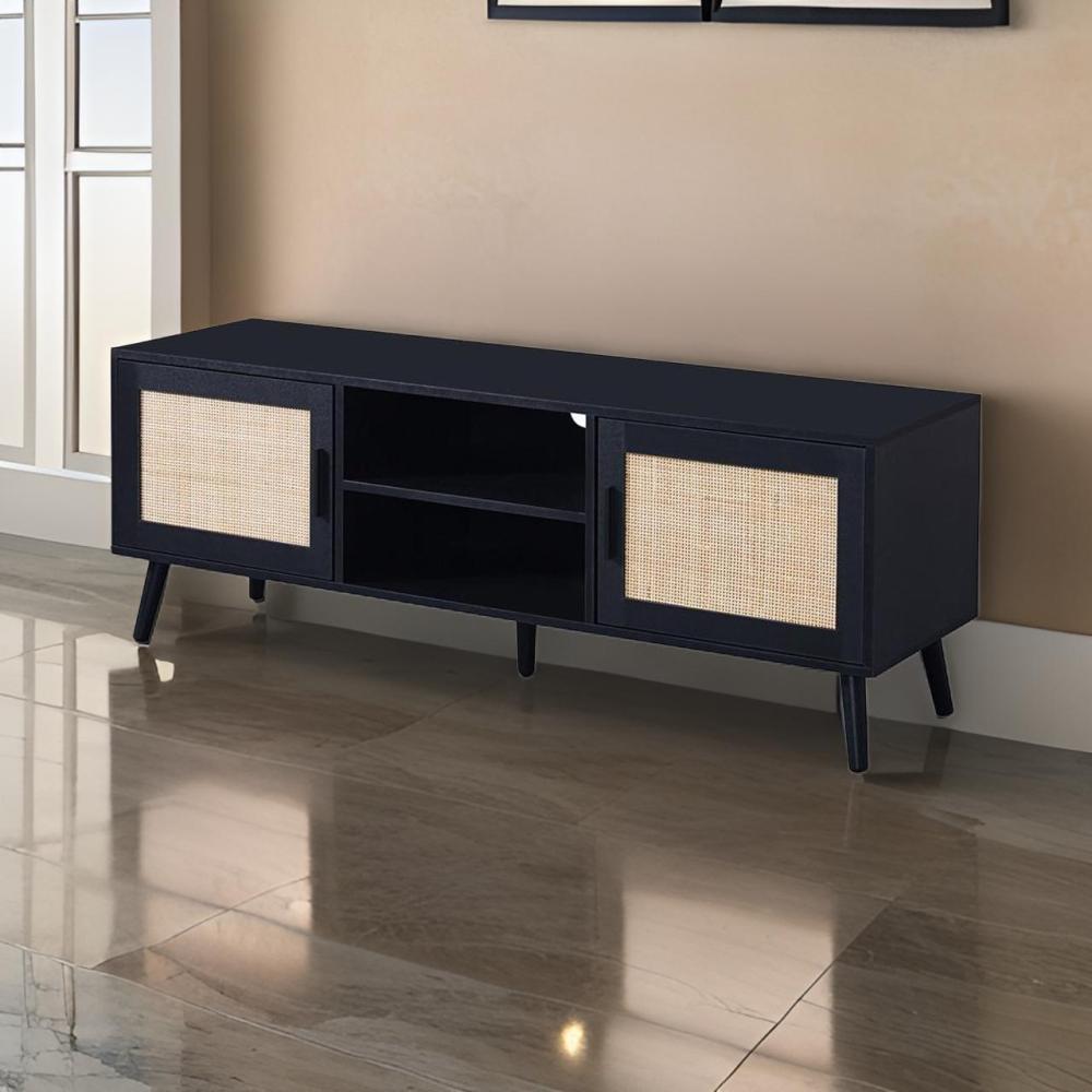 بلازما خشب مودرن لون أسود مقاس 140 سم