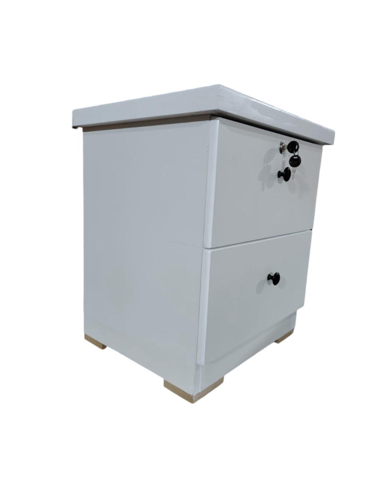 أدراج مكتبية لون أبيض