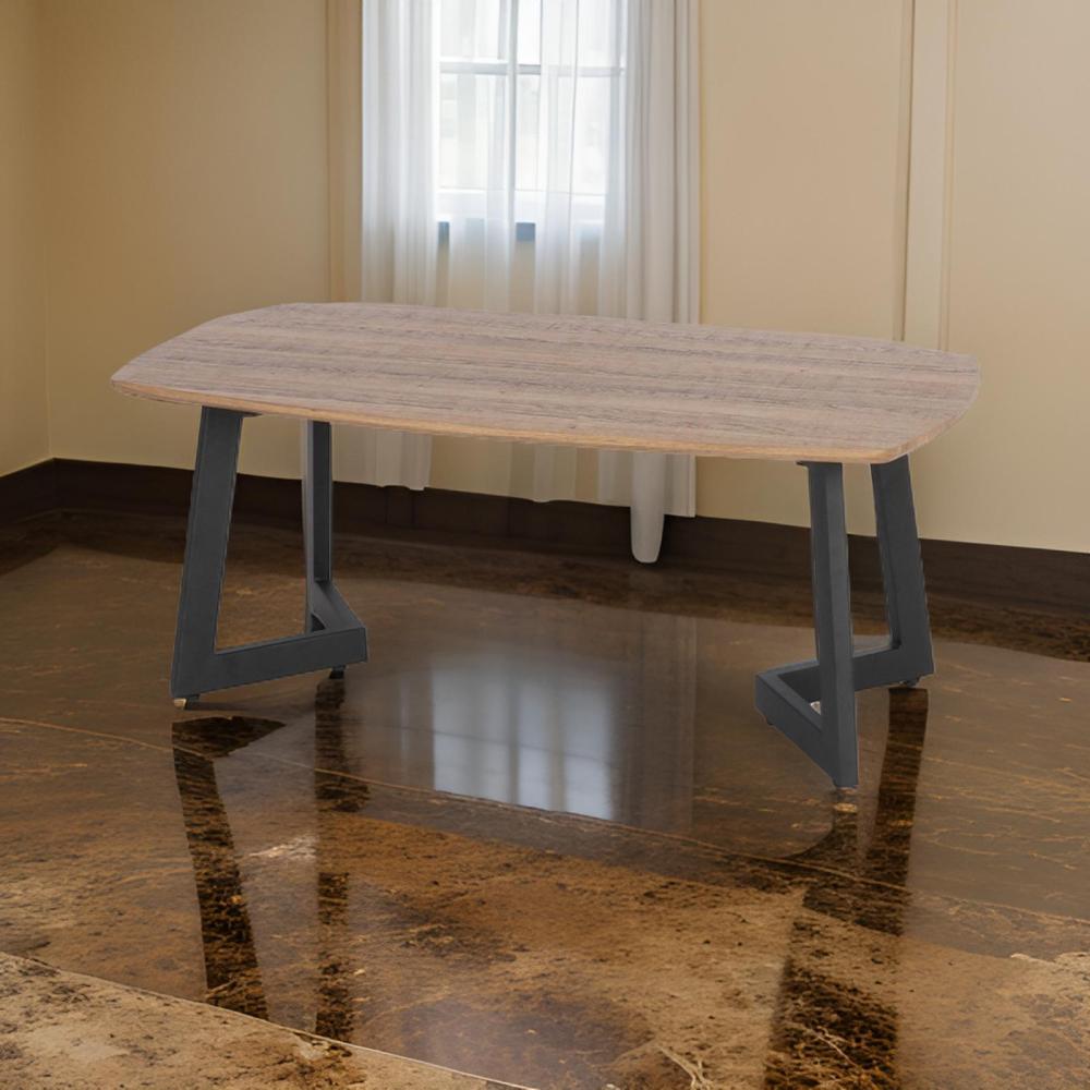 طاولة كنب مودرن لون بني