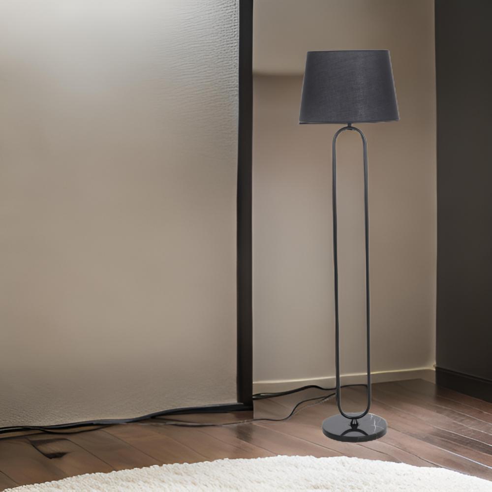 أباجورة أرضية رائعة لغرفة النوم لون اسود