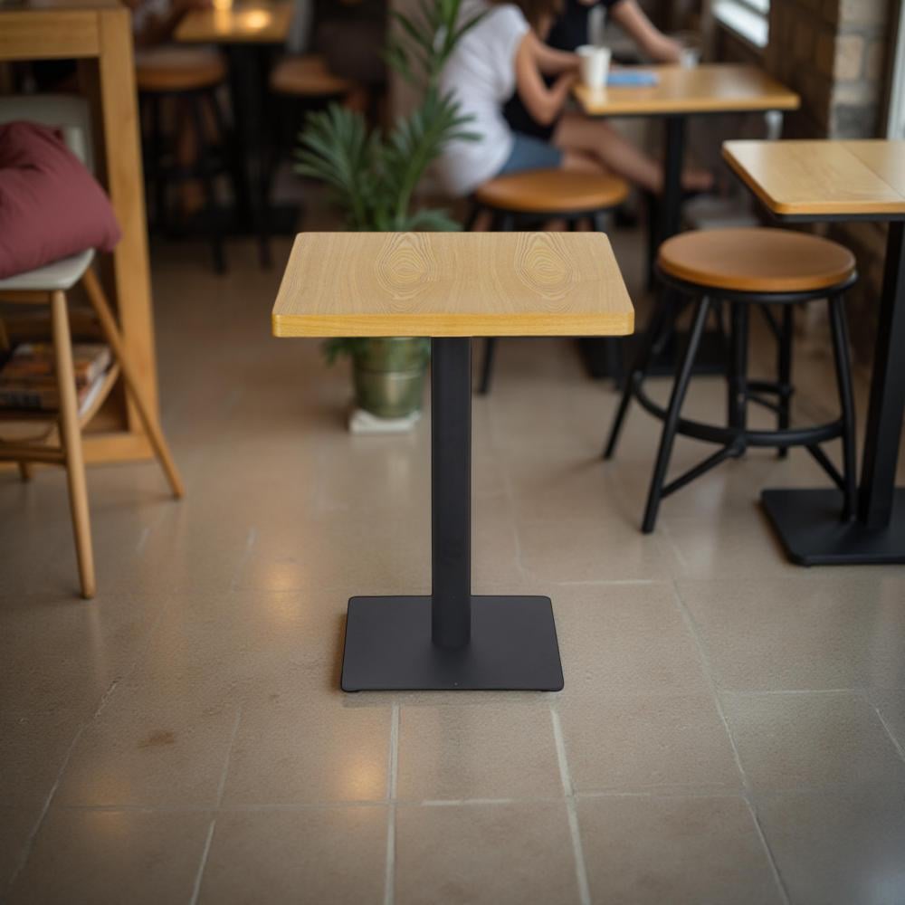 طاولة كافيه خشب جودة عالية بتصميم مربع مقاس 60 سم