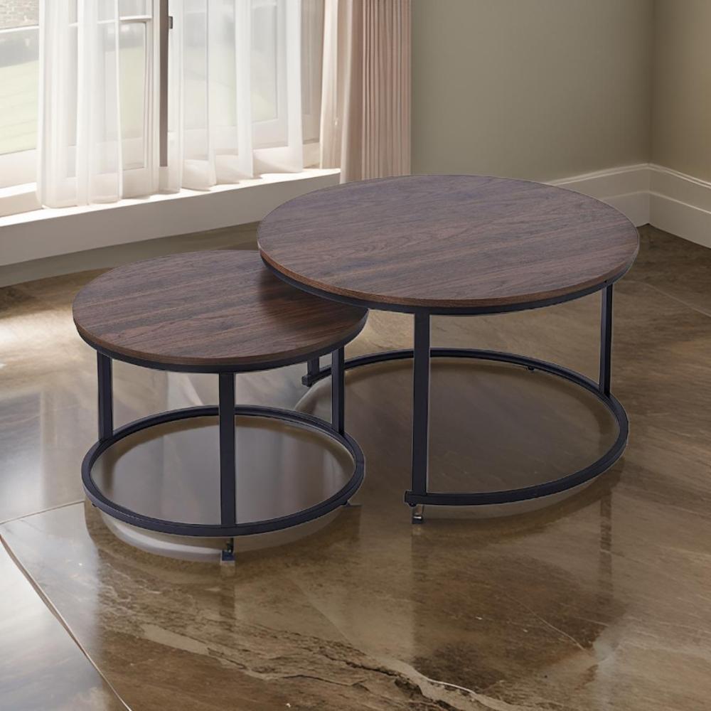 طقم طاولات متداخلة لون كوفي - جودة عالية