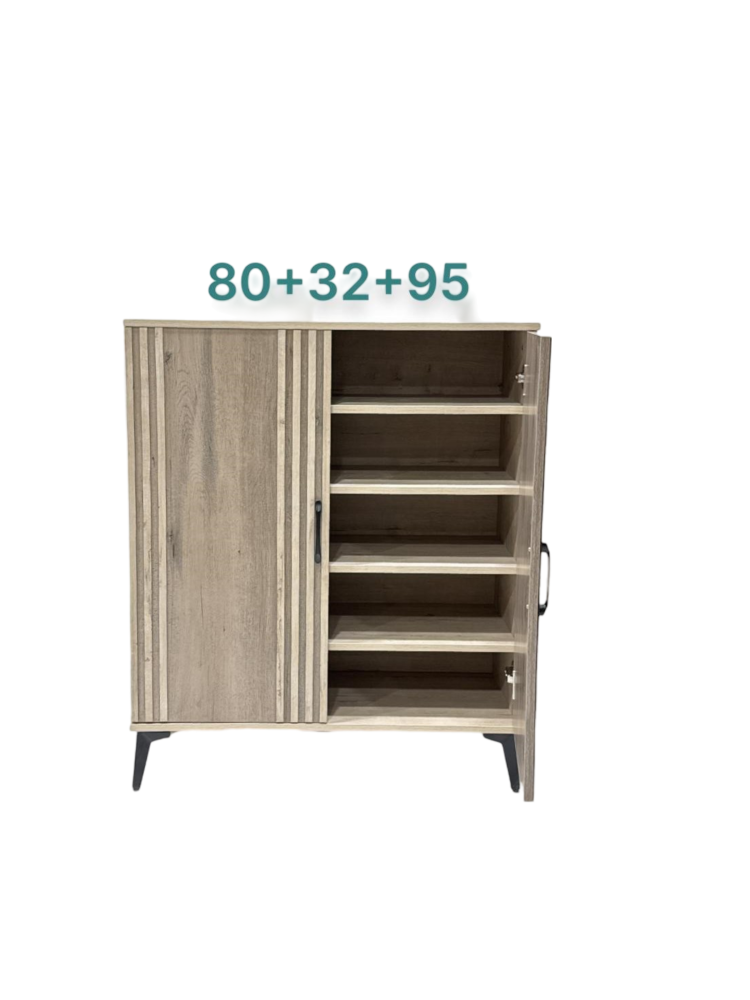 جزامة 2 باب مقاس 80 سم لون بيج قاتم