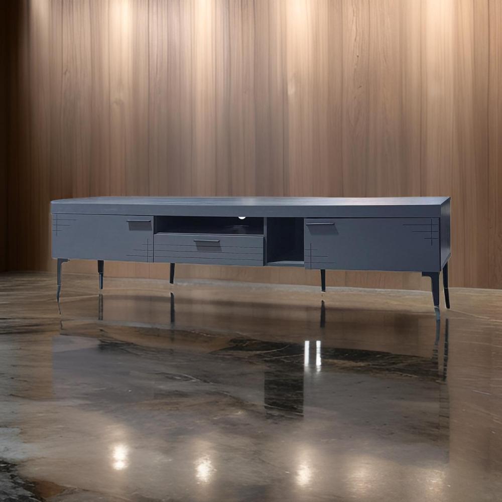 طاولة تلفاز خشب عصرية مقاس 200 سم