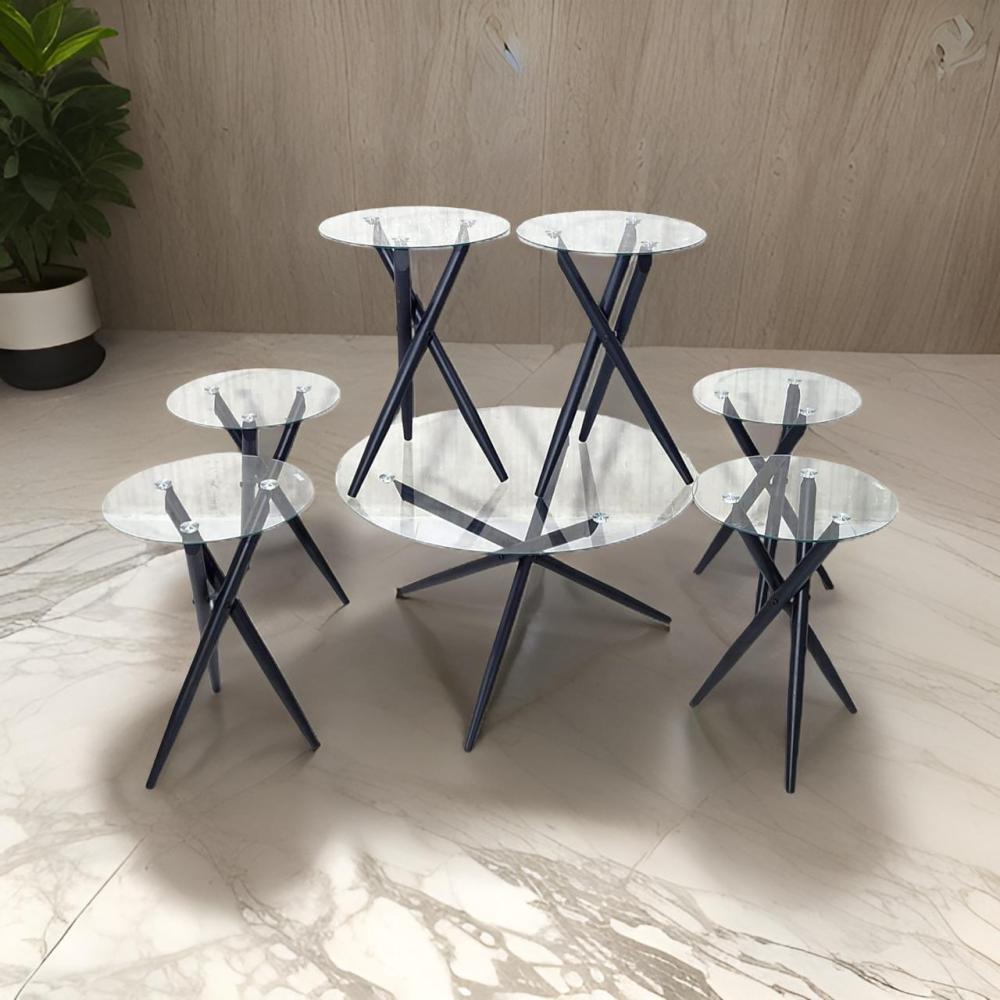 طقم خدمة زجاج مودرن 6+1