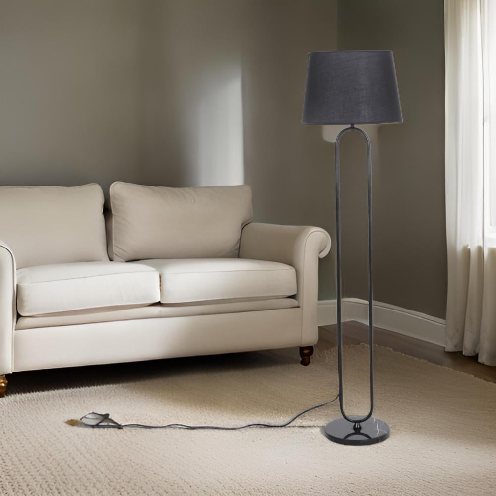 أباجورة أرضية رائعة لغرفة النوم لون اسود