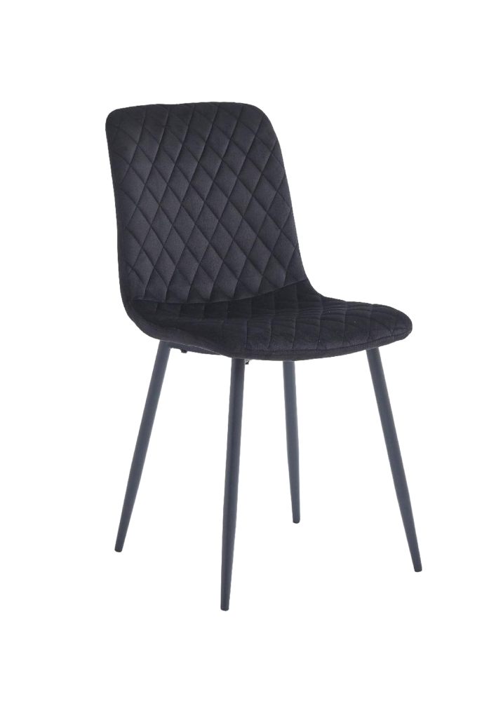 كرسي طعام مودرن عالي الجودة لون أسود