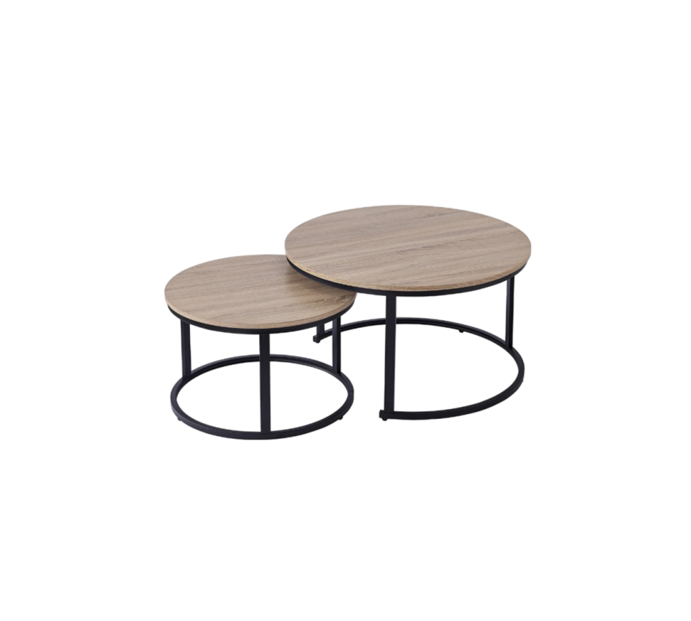 طقم طاولات متداخلة لون بيج - جودة عالية