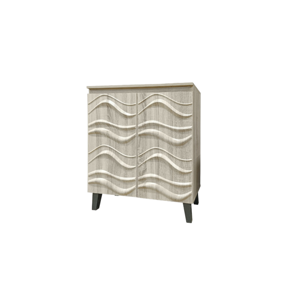 دولاب أحذية أنيق 2 باب لون بيج