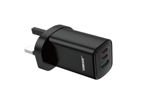 راس شاحن 65 واط بمنفذ أثنين PD ومنفذ USB جيبيل