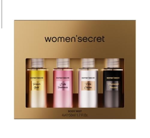 ومن سيكريت مجموعة من 4 معطرات للجسم – 50مل