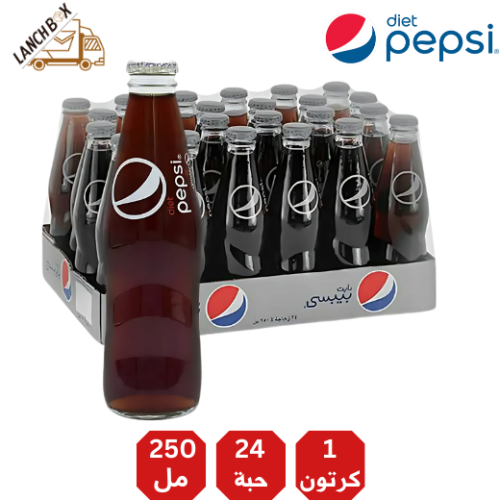 بيبسي دايت زجاج 250 مل