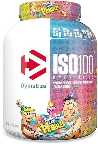 DYMATIZE ISO 100 BIRTHDAY CAKE PEBBLES 5LBS