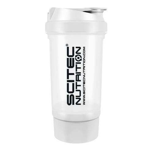 SCITEC SHAKER 500ML WHITE TR OLD