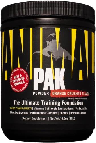UNIVERSAL ANIMAL PAK POWDER ORANGE 411G