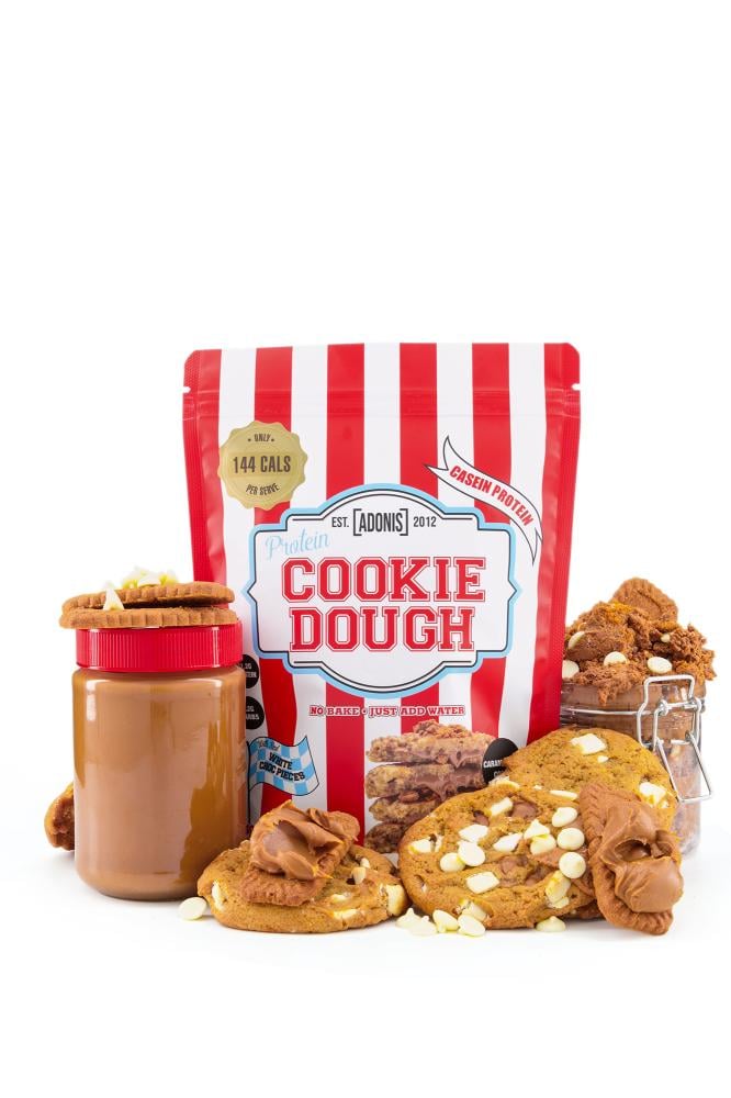ADONIS COOKIE DOUGH CARAMELISED COOKIE 400G BAG