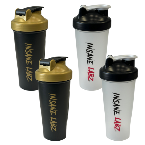 INSANE LABZ SHAKER 700ML Black and gold