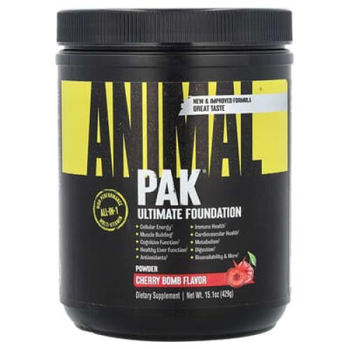 UNIVERSAL ANIMAL PAK POWDER CHERRY 429G