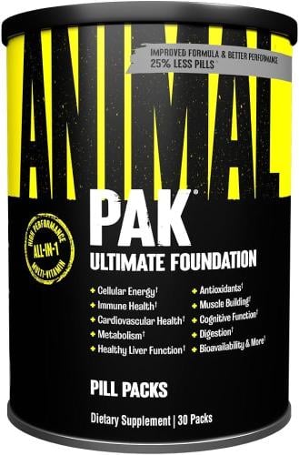 UNIVERSAL ANIMAL PAK 30 PACKS