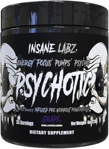 INSANE LABZ PSYCHOTIC BLACK GRAPE 35 SERV