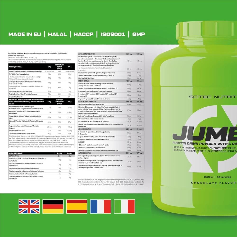 SCITEC JUMBO STRAWBERRY 3520G