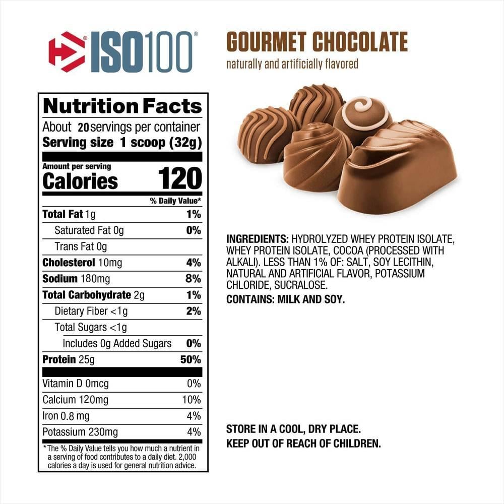 DYMATIZE ISO 100 GOURMET CHOCOLATE 1.3 LB