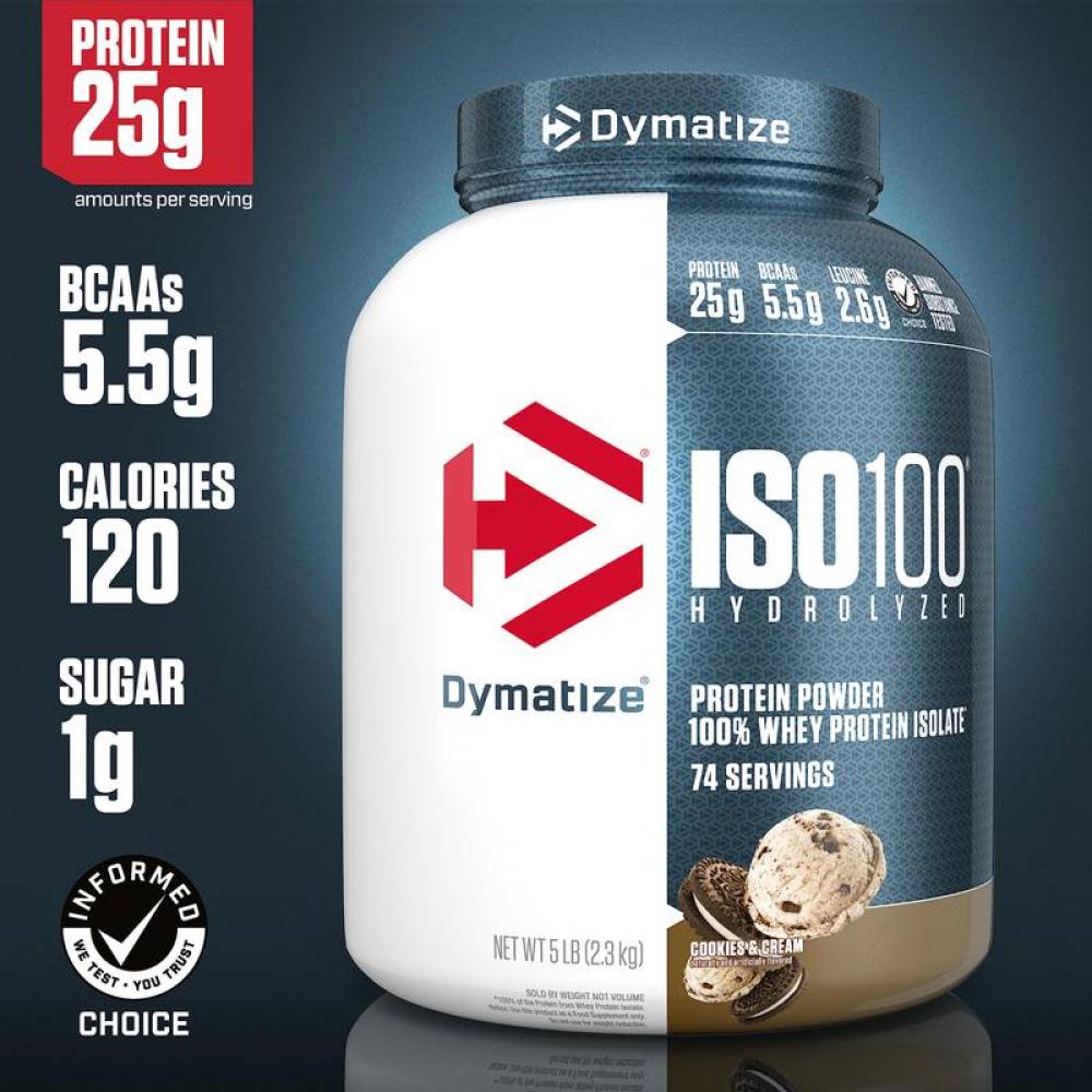 DYMATIZE ISO 100 COOKIES & CREAM 5LBS