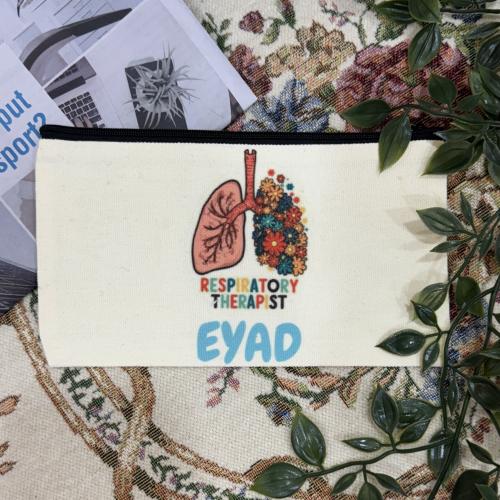 محفظة علاج تنفسي - تخصيص الاسم