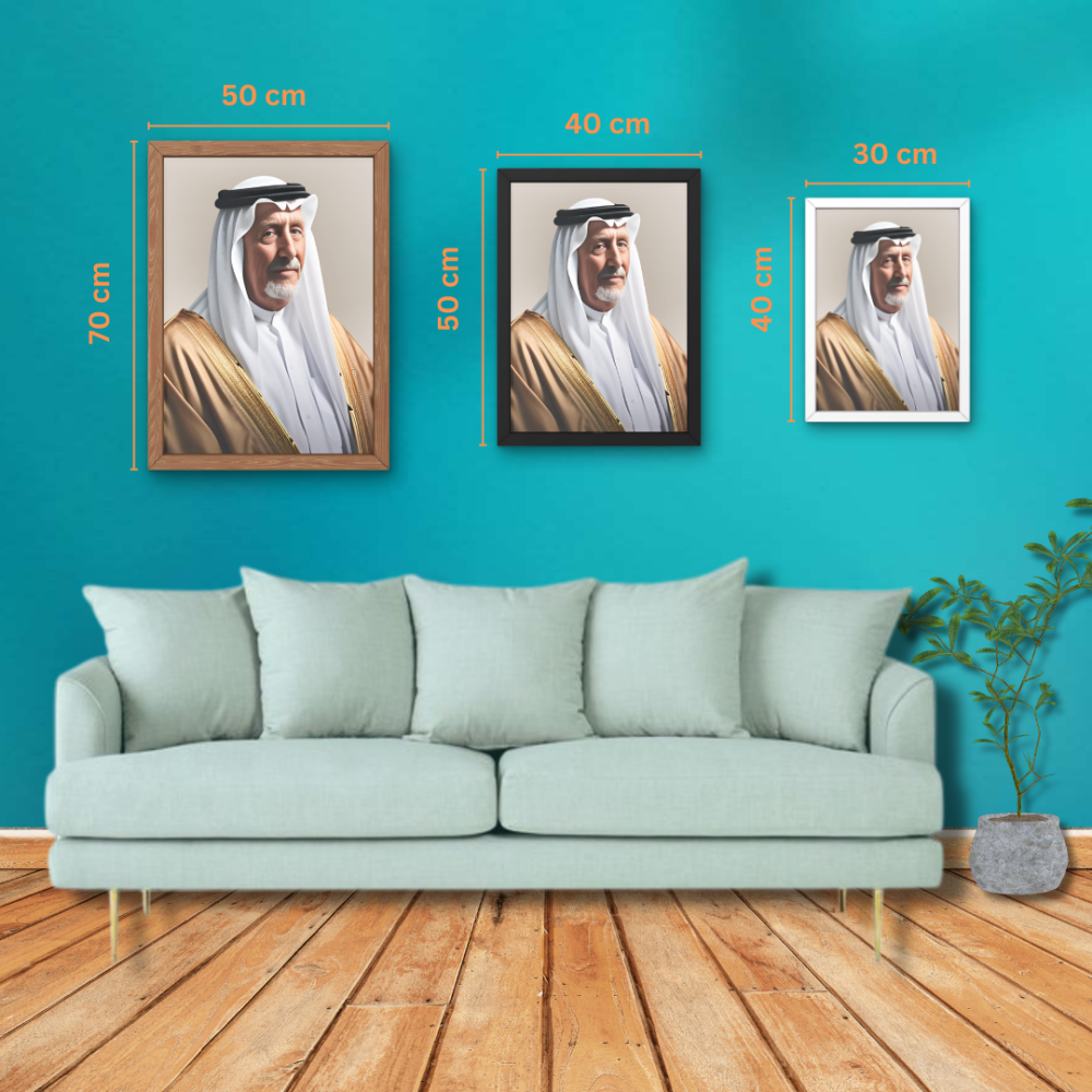 أطبع صورك بجودة عالية (حجم متوسط: 50X40 CM)