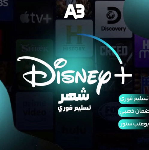 اشتراك دزني بلس ملف خاص شهر تسليم فوري