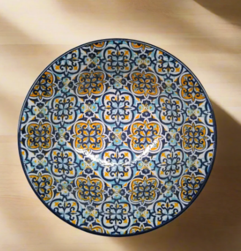 وعاءنا المغربي متوسط الحجم مثالي للحبوب، أو حساء المقبلات، أو طبق من الآيس كريم.