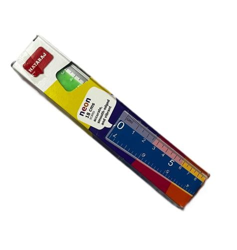 ناتراج نيون مسطرة 18 سم - Nataraj Scale Neon 18cm