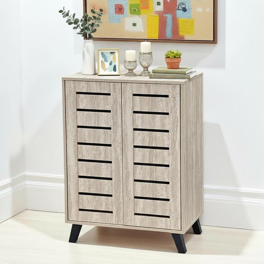 دولاب متعدد الاستخدام خشبي بيج 70 سم