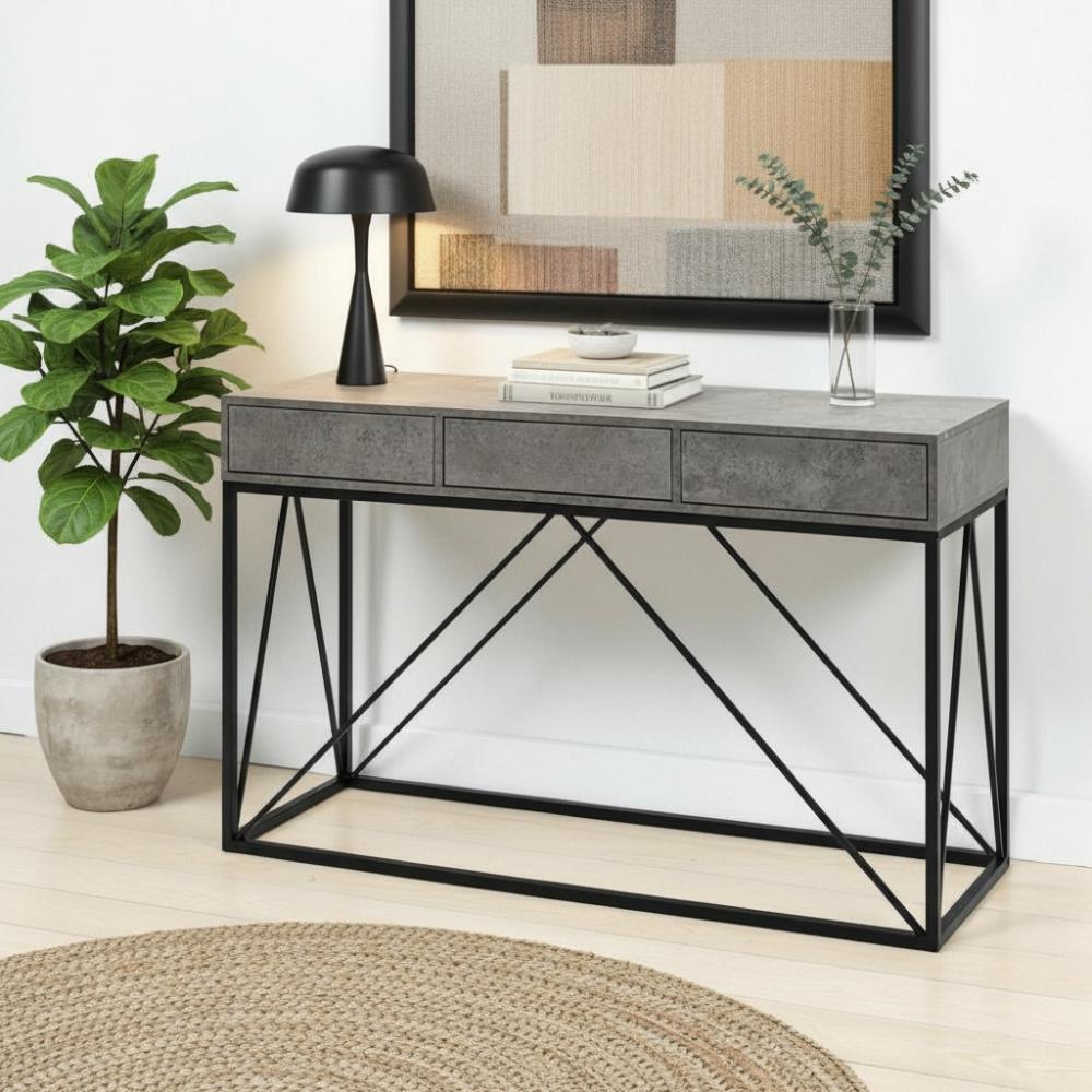 مدخل استقبال مودرن خشبي رمادي