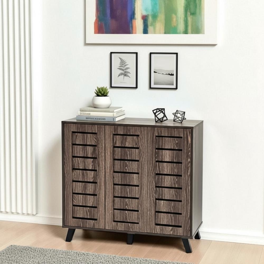 دولاب متعدد الاستخدام خشبي بني 103 سم