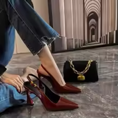كعب أشار تو عالية نمط بطانة البولياميد