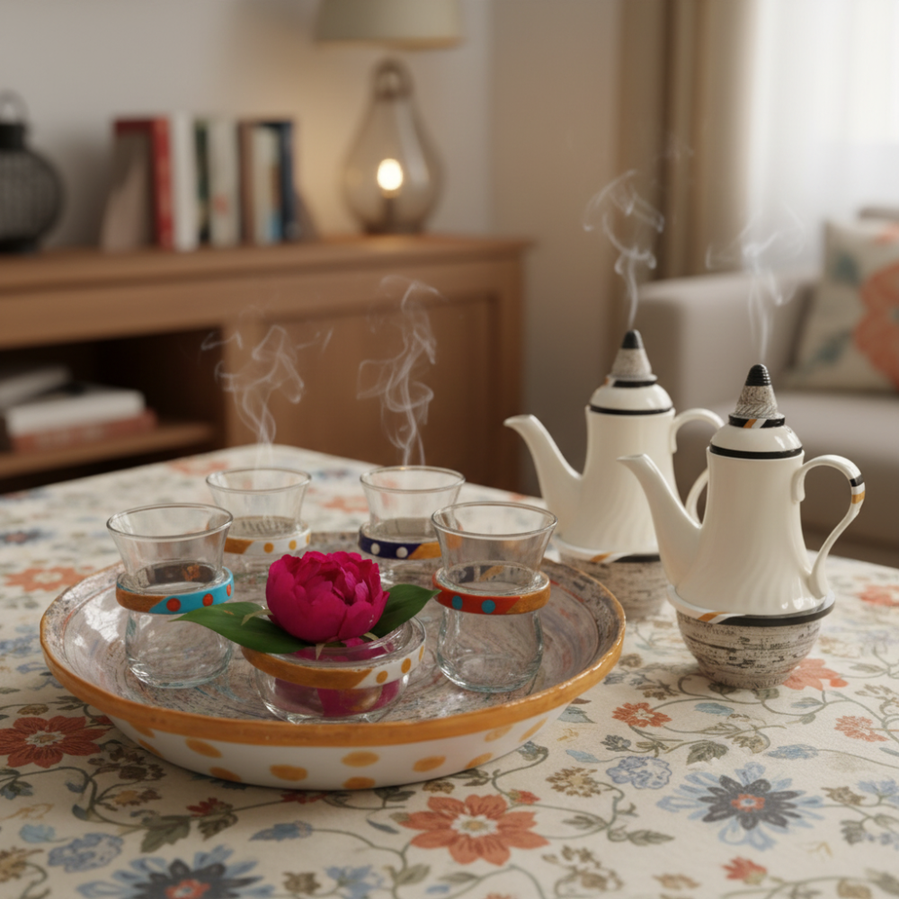 تقديم القهوة العربية