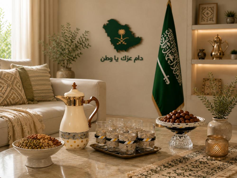 كيف تزين منزلك في اليوم الوطني بمنتجات هاند ميد سعودية؟