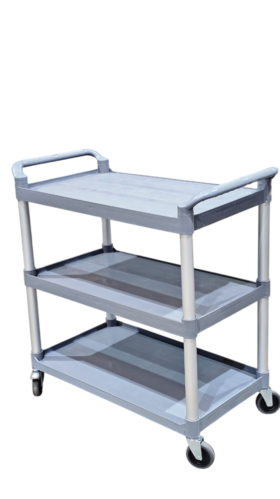 عربة تقديم طعام مزودة بعجلات 90X85X50 سم