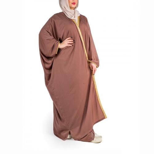 عباية بشت كلاسيك لون وردي
