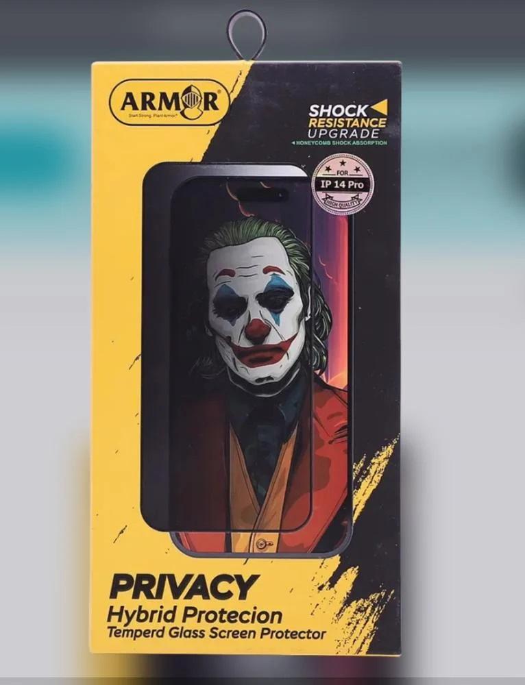 ARMOR Privacy Screen Protector for All iPhone Models – Shockproof Hybrid Glass Shield