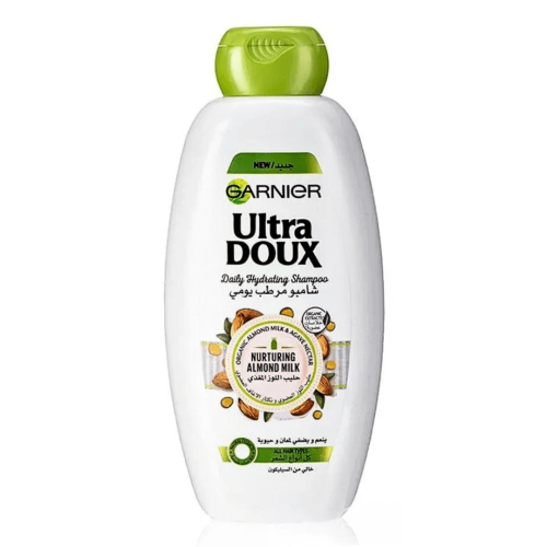 شامبو ULTRA DOUX بحليب اللوز المغذي من غارنيه400 م...