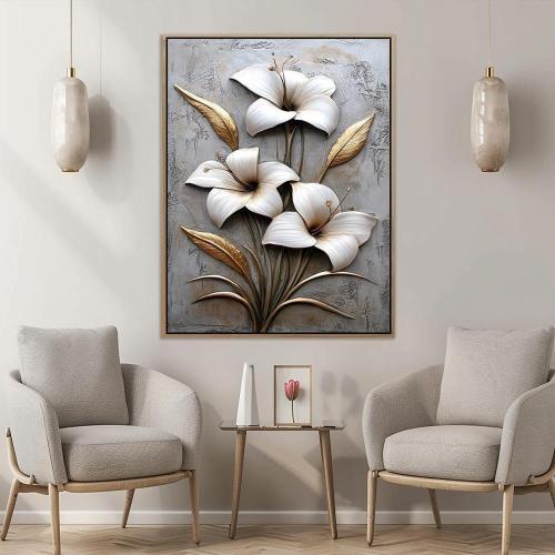 لوحات ورد واشجار تصميم عصري