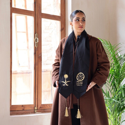 وشاح شك كريستال - اسود