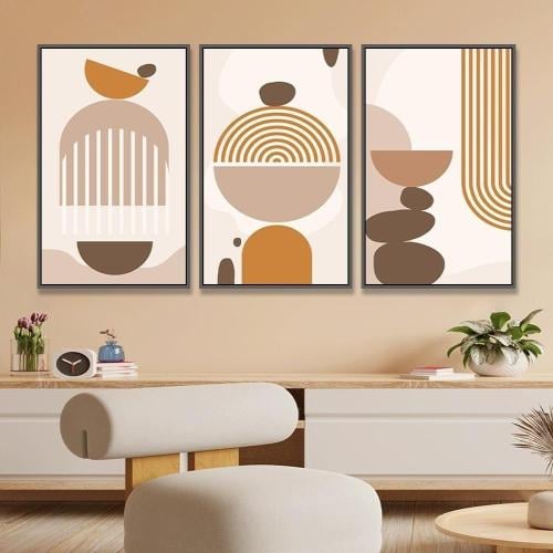 لوحات ثلاثية تصميم عصري